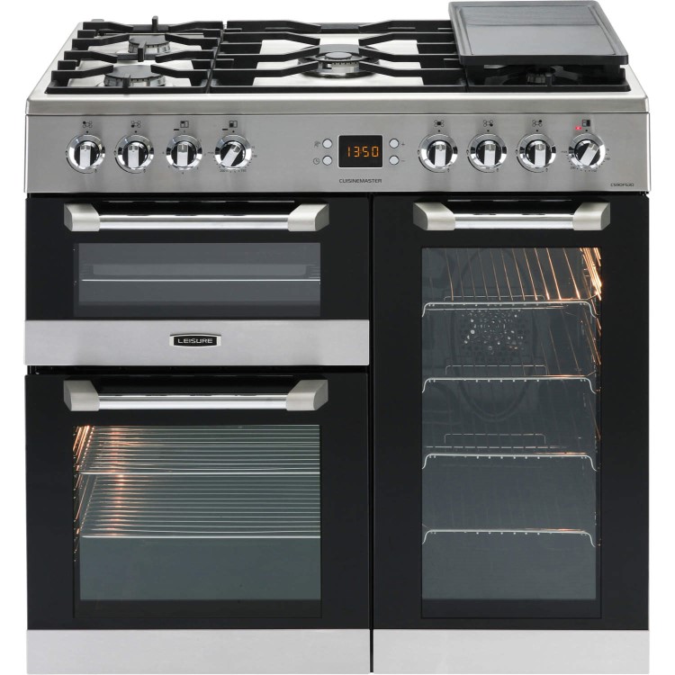 Refurbished Leisure Cuisinemaster CS90F530X 90cm Dual Fuel Range Cooker