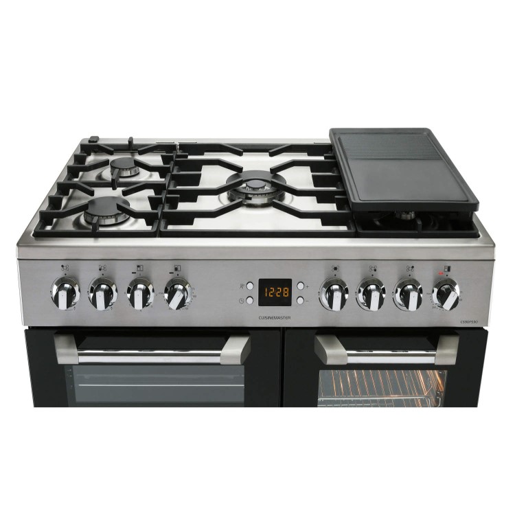 Refurbished Leisure Cuisinemaster CS90F530X 90cm Dual Fuel Range Cooker