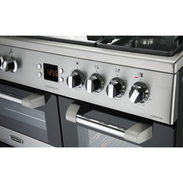 Refurbished Leisure Cuisinemaster CS90F530X 90cm Dual Fuel Range Cooker