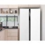 Montpellier CSBYS500BW 510 Litre American Style Fridge Freezer Frost Free 2 Door 89.5cm Wide - White