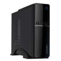 CiT S012B Slim micro-ATX Computer Case with 300W Power Supply