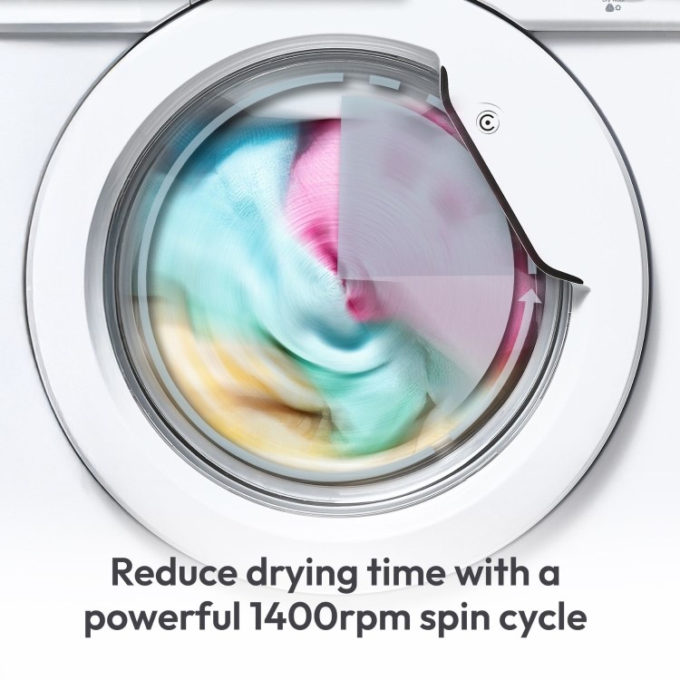 Candy Smart Inverter 9kg 1400rpm Integrated Washing Machine - White - A Rated