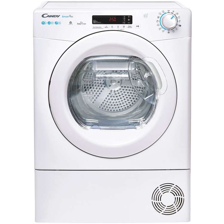 Refurbished Candy Smart Pro CSOEH9A2DE-80 Freestanding Heat Pump 9KG Tumble Dryer White