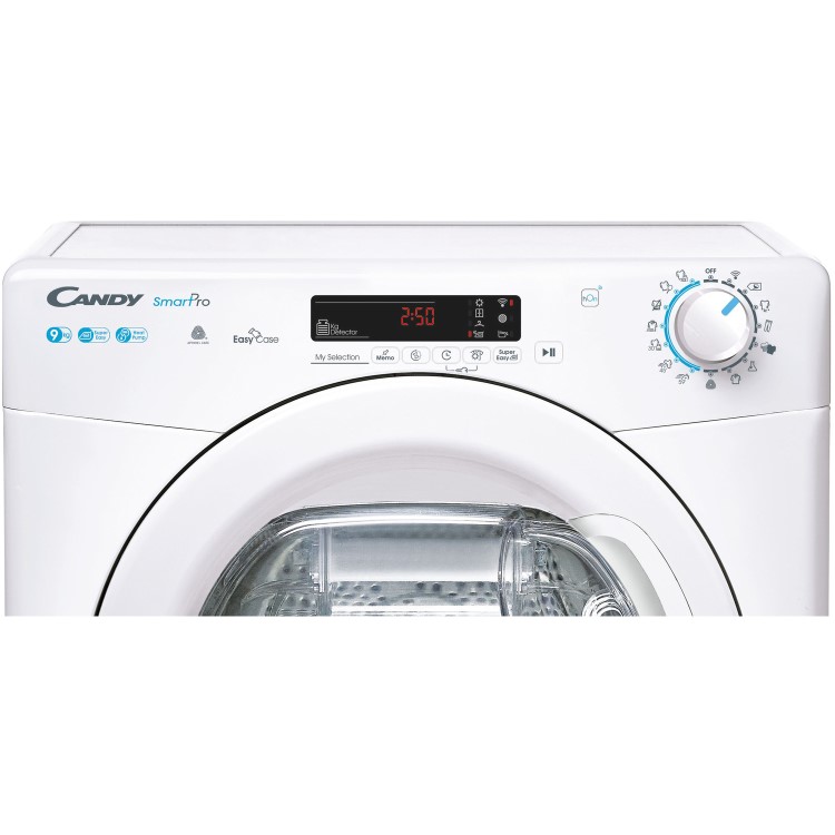 Refurbished Candy Smart Pro CSOEH9A2DE-80 Freestanding Heat Pump 9KG Tumble Dryer White