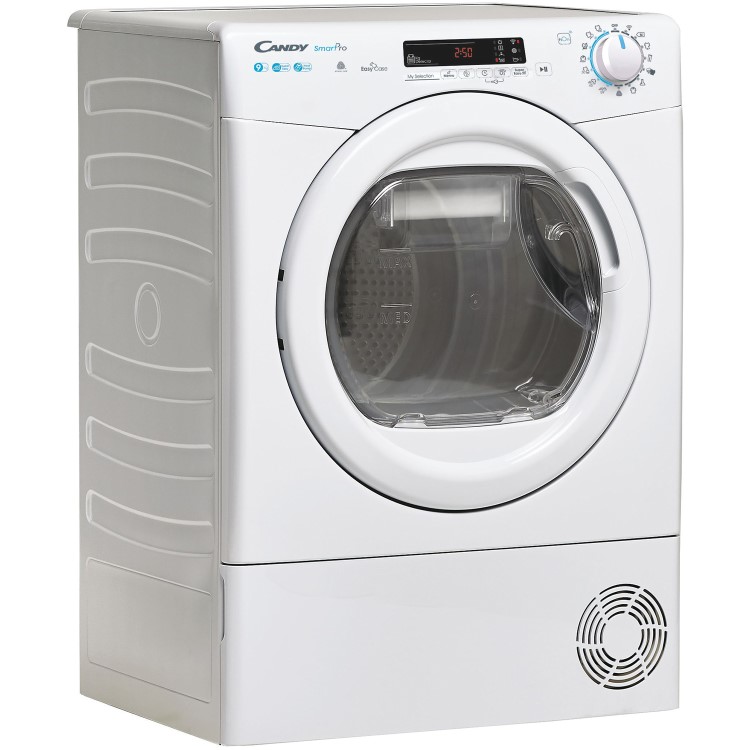 Refurbished Candy Smart Pro CSOEH9A2DE-80 Freestanding Heat Pump 9KG Tumble Dryer White