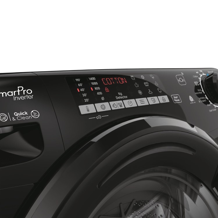 Candy Smart Pro Inverter 9kg Wash 6kg Dry 1400rpm Washer Dryer - Black
