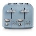 Delonghi CT04.AZ Argento Flora Four Slice Toaster - Blue