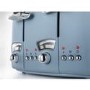 Refurbished DeLonghi Argento Flora 4 Slice Toaster Blue