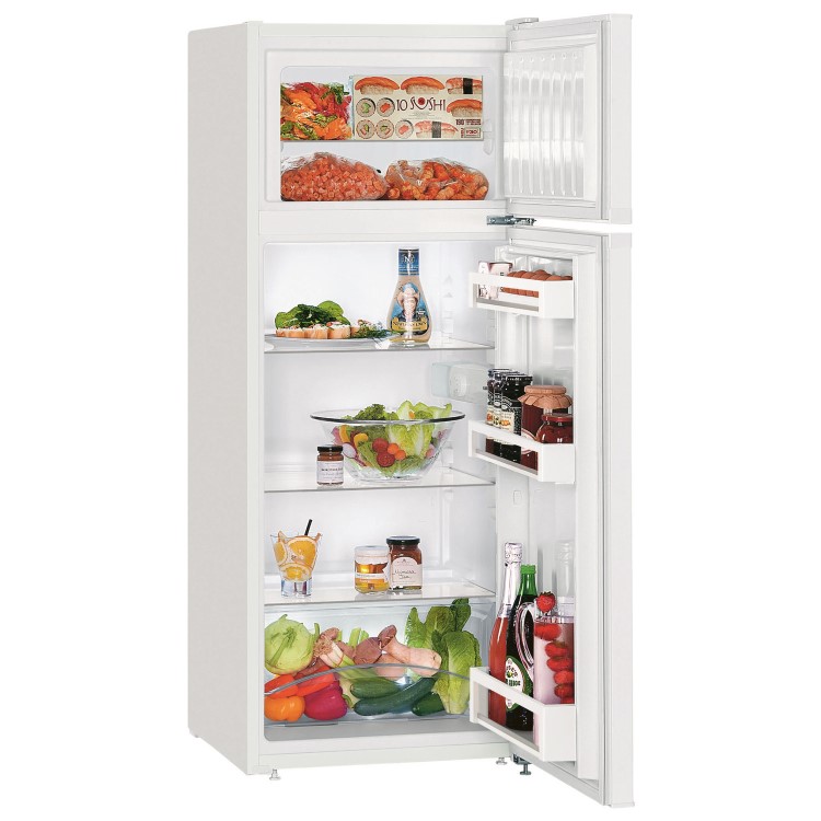 Refurbished Liebherr CT2531 233 Litre 80/20 Freestanding Fridge Freezer - White