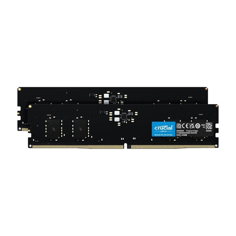 Crucial 32GB 2 X16GB DDR5 4800 MHz UDIMM Memory Kit