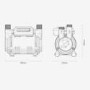 GRADE A1 - Salamander CT75 Xtra 2 Bar Positive Head Regenerative Twin Shower Pump