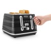 Delonghi De Longhi CTA4003.BK Avvolta Four Slice Toaster - Black