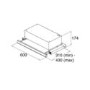 Refurbished CDA CTE61SS 60cm Telescopic Canopy Cooker Hood Stainless Steel