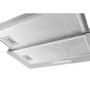 CDA 60cm Telescopic Canopy Cooker Hood - Silver