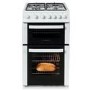 NordMende 50cm Double Cavity Gas Cooker - White
