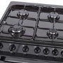 NordMende 60cm Double Cavity LPG Cooker - Black