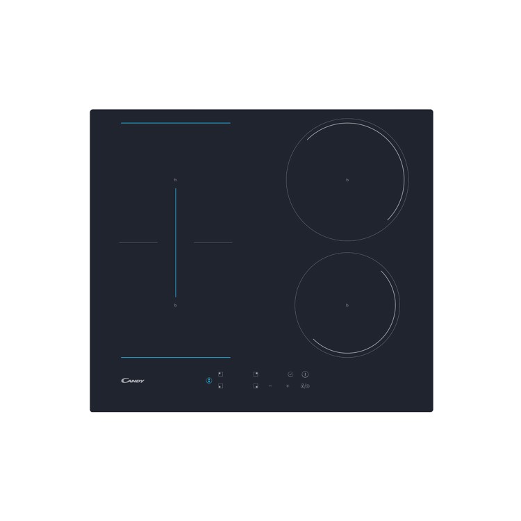 Candy CTP643C 60cm Touch Control Four Zone Induction Hob - Black