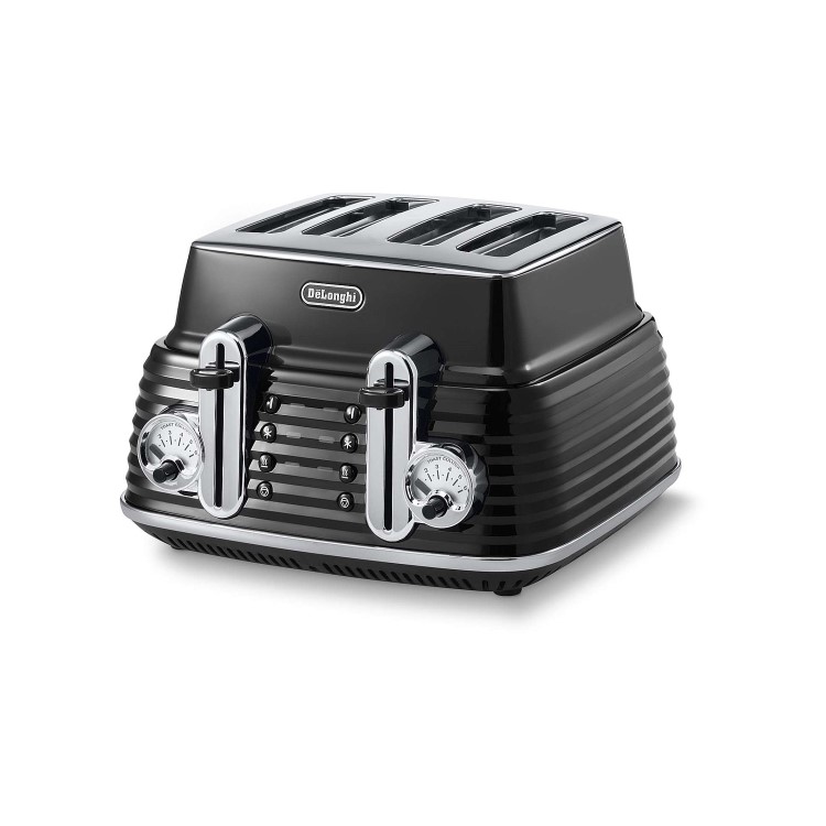 Delonghi CTZ4003BK Scultura 4-slice Toaster - Black
