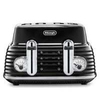 Delonghi CTZ4003BK Scultura 4-slice Toaster - Black