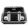 Delonghi CTZ4003BK Scultura 4-slice Toaster - Black