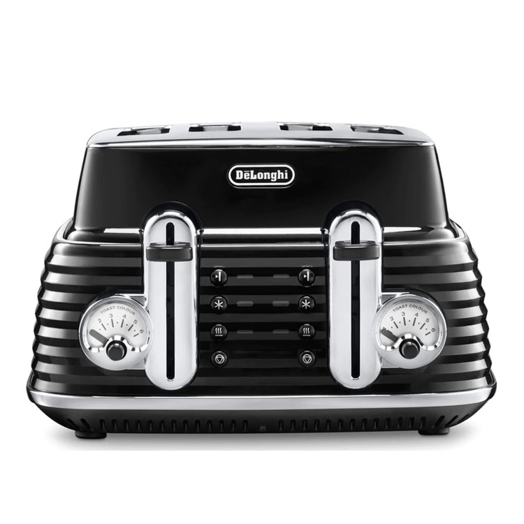 Delonghi CTZ4003BK Scultura 4-slice Toaster - Black