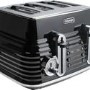 Delonghi CTZ4003BK Scultura 4-slice Toaster - Black