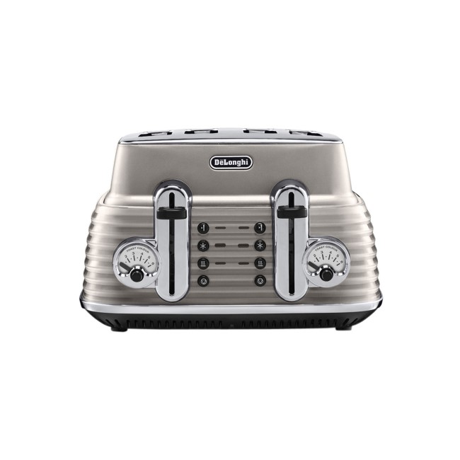 Delonghi De Longhi CTZ4003BG Scultura 4-slice Toaster - Beige