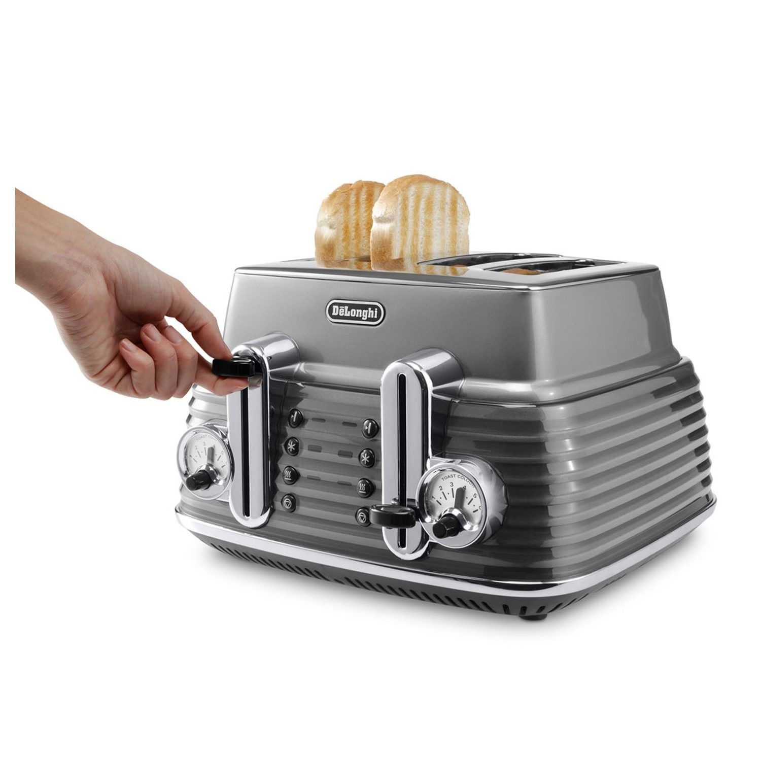 Delonghi toaster grey sale