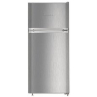 Refurbished Liebherr CTel2131 Freestanding 196 Litre 80/20 Fridge Freezer With VarioSpace Stainless Steel Look