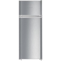 Refurbished Liebherr CTel2531 Freestanding 233 Litre 80/20 Fridge Freezer Stainless Steel
