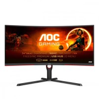 AOC CU34G3S/BK  34" WQHD 165Hz Curved Gaming Monitor
