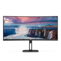 AOC CU34V5C/BK 34" WQHD 1ms 100Hz USB-C Curved Monitor