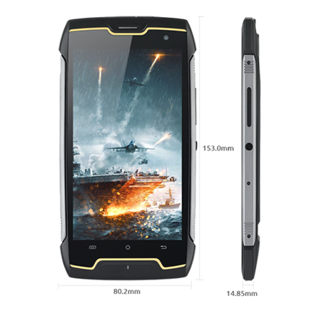 Cubot King Kong Cs Black 5 0 16gb 3g Dual Sim Ip68 4400mah