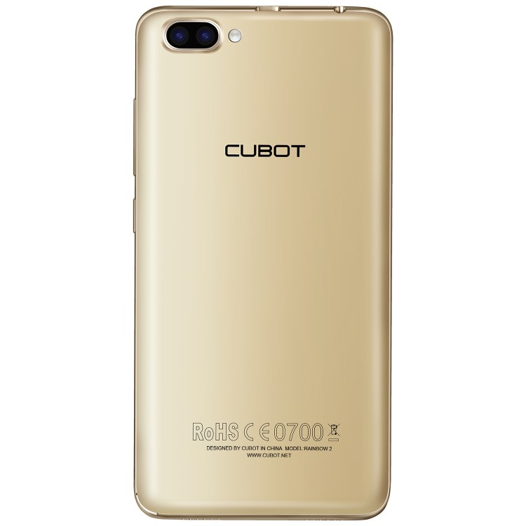 GRADE A1 - Cubot Rainbow 2 Gold 5" 16GB 3G Unlocked & SIM Free