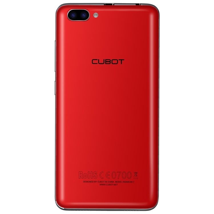 GRADE A2 - Cubot Rainbow 2 Red 5" 16GB 3G Unlocked & SIM Free