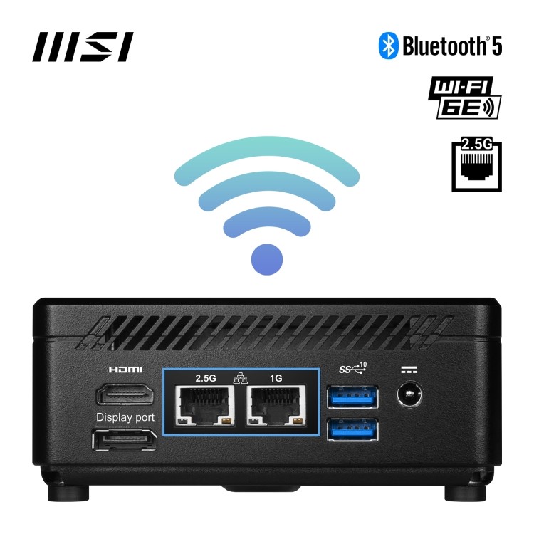 MSI Cubi 5 12M Intel Core i5-1235U 8GB RAM 512GB SSD Windows 11 Pro Mini PC
