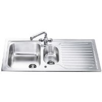 Smeg CUR150 Cucina 1.5 Bowl Reversible Drainer Stainless Steel Sink Smeg CUR150 Cucina 1.5 Bowl Reversible Drainer Stainless Steel Sink