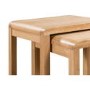 Julian Bowen Curve Oak Nest of 2 Tables