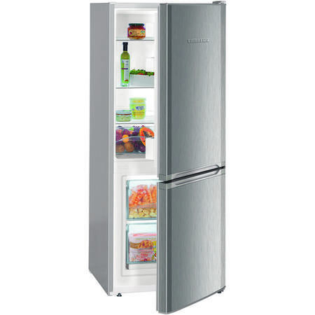 Refurbished Liebherr CUel2331 Freestanding 209 Litre 60/40 Frost Free Fridge Freezer Stainless Steel