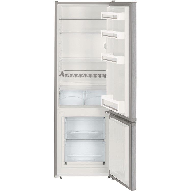Refurbished Liebherr CUel2831 Freestanding 265 Litre 70/30 Fridge Freezer With VarioSpace Stainless Steel