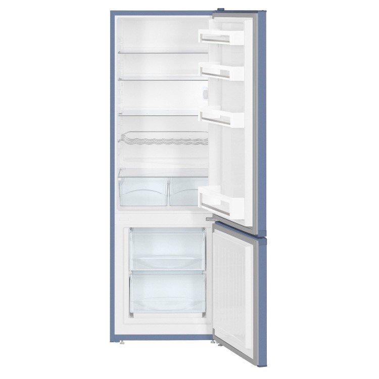 Refurbished Liebherr CUfb2831 Freestanding 265 Litre Fridge Freezer Blue