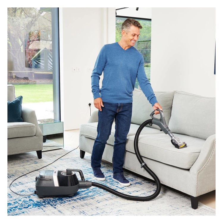 Refurbished Shark Dynamic Technology Pet Cylinder Vacuum Cleaner Black & Grey