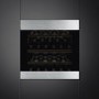 Smeg 29 Bottle Capacity Built-In Dual Zone Wine Cooler - Stainless Steel