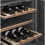 Smeg 29 Bottle Capacity Built-In Dual Zone Wine Cooler - Stainless Steel