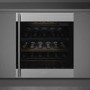 Smeg 38 Bottle Capacity Built-In Dual Zone Wine Cooler - Stainless Steel