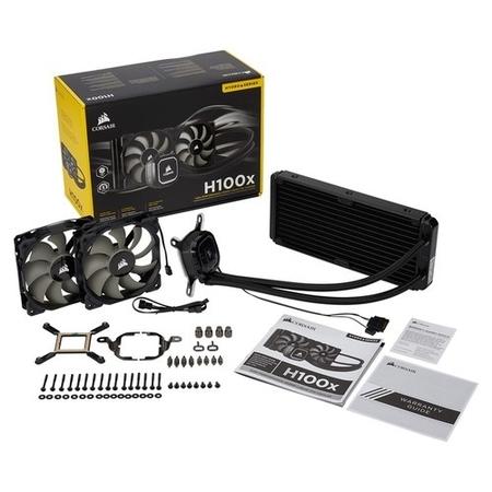 Corsair Hydro Series H100x Performance Liquid CPU Cooler - 240mm