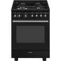 CX61GMBL Smeg Concert 60cm Dual Fuel Cooker - Black