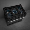 Smeg CX91GMBL Concert 90cm Dual Fuel Range Cooker Black