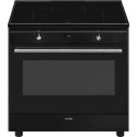 CX91iMBL Smeg Concert 90cm Induction Range Cooker - Black