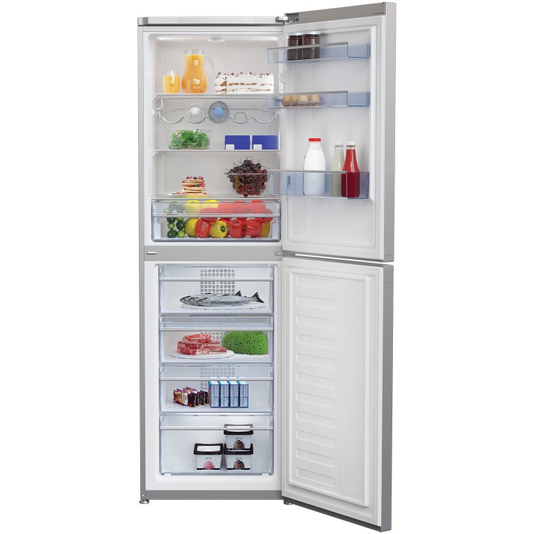 Beko CXFG1691S Freestanding Frost Free Fridge Freezer - Silver